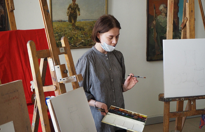 Мастер - класс от Анастасия Дорошенко, преподавателя живописи Академии акварели и изящных искусств Сергея Андрияки