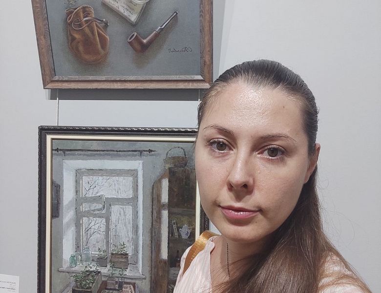 Студентка живописного отделения СХУ имени А.П. Боголюбова представила Саратовскую область на всероссийской выставке в Третьяковской галерее.