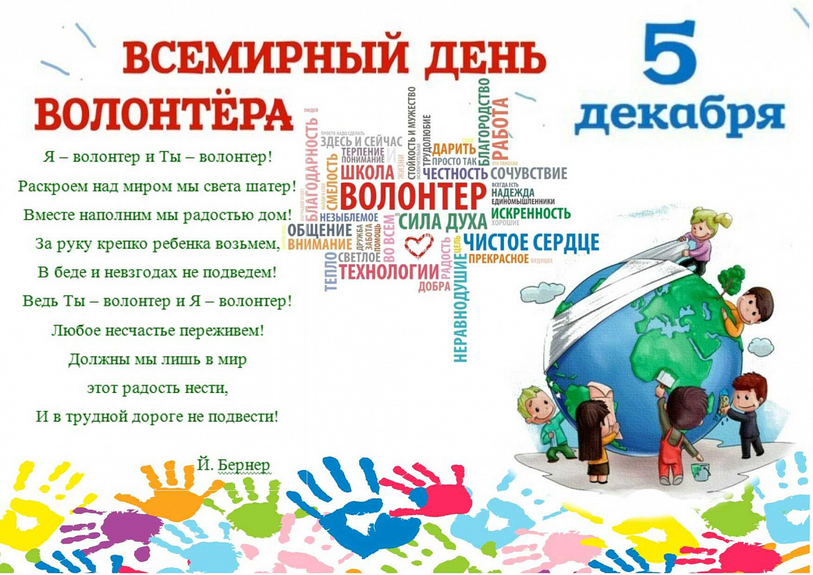 Всемирный день волонтера (добровольца) в России
