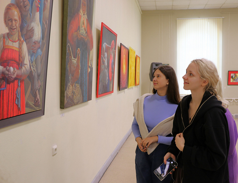 Юбилейная выставка преподавателя СХУ Марины Глебовны Гамаюновой 