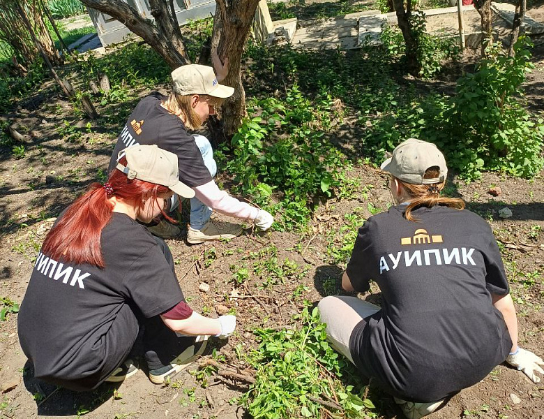 Культурный субботник на площадке Музея-усадьбы Николая Гавриловича Чернышевского 