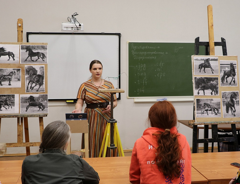 Пластика и ритмы в анималистке на примере этюда лошади в движении