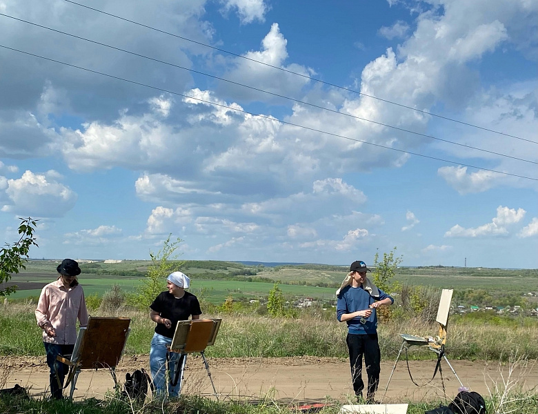 Пленэр в д. Трещиха