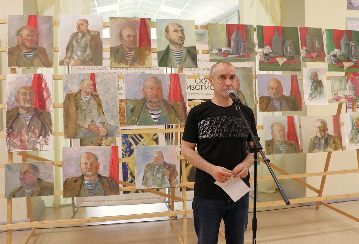 Выставка по итогам живописного сеанса «Воинский долг»