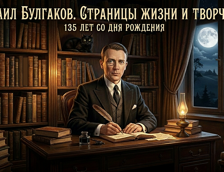 Вечер-посвящение «Михаил Булгаков. Рукописи не горят» к 135-летию со дня рождения писателя 