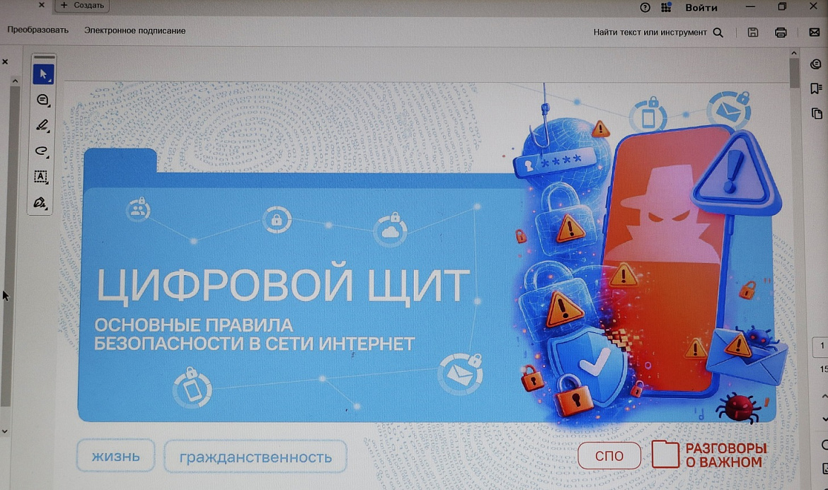 Цифровой щит. Основные правила безопасности в сети Интернет